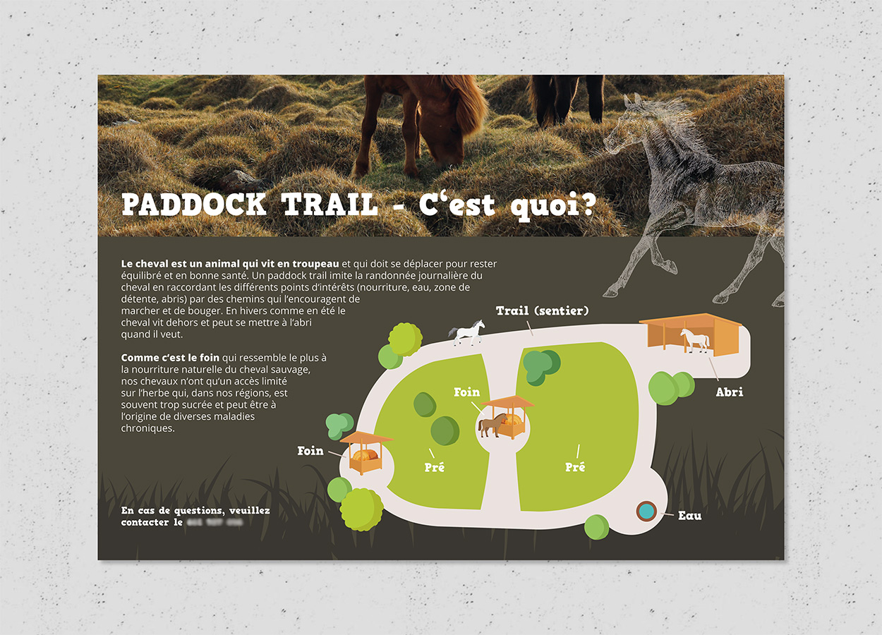 Panneau Paddock Trail